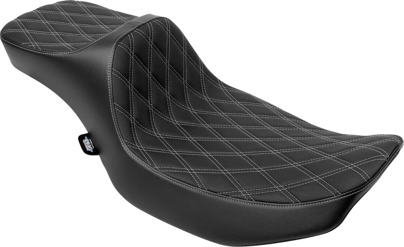 2-Up Drag Specialties Extended Reach Predator Iii Seat - For Harley Davidson