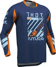 Thor Youth Launchmode Futura Jersey - Blue/Orange/Navy