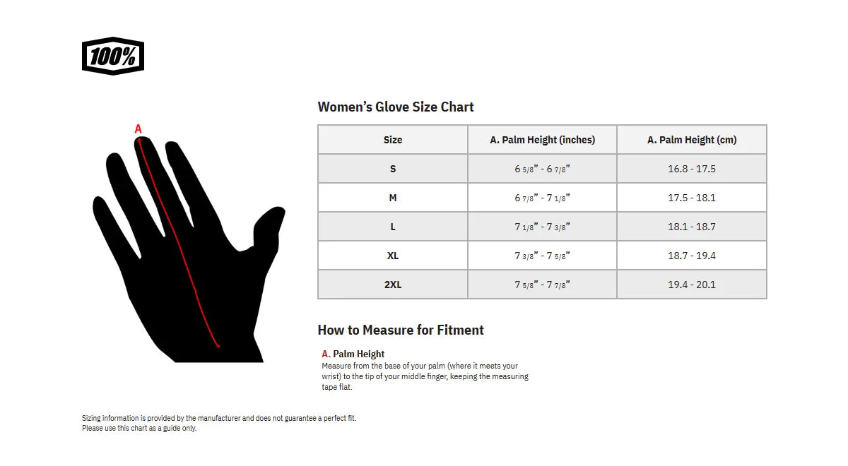100% Women's Brisker Gloves - Gray, Black