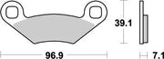 Moto-master Nitro Atv Bremseklodser Sintrede Metal - Foran & Bag