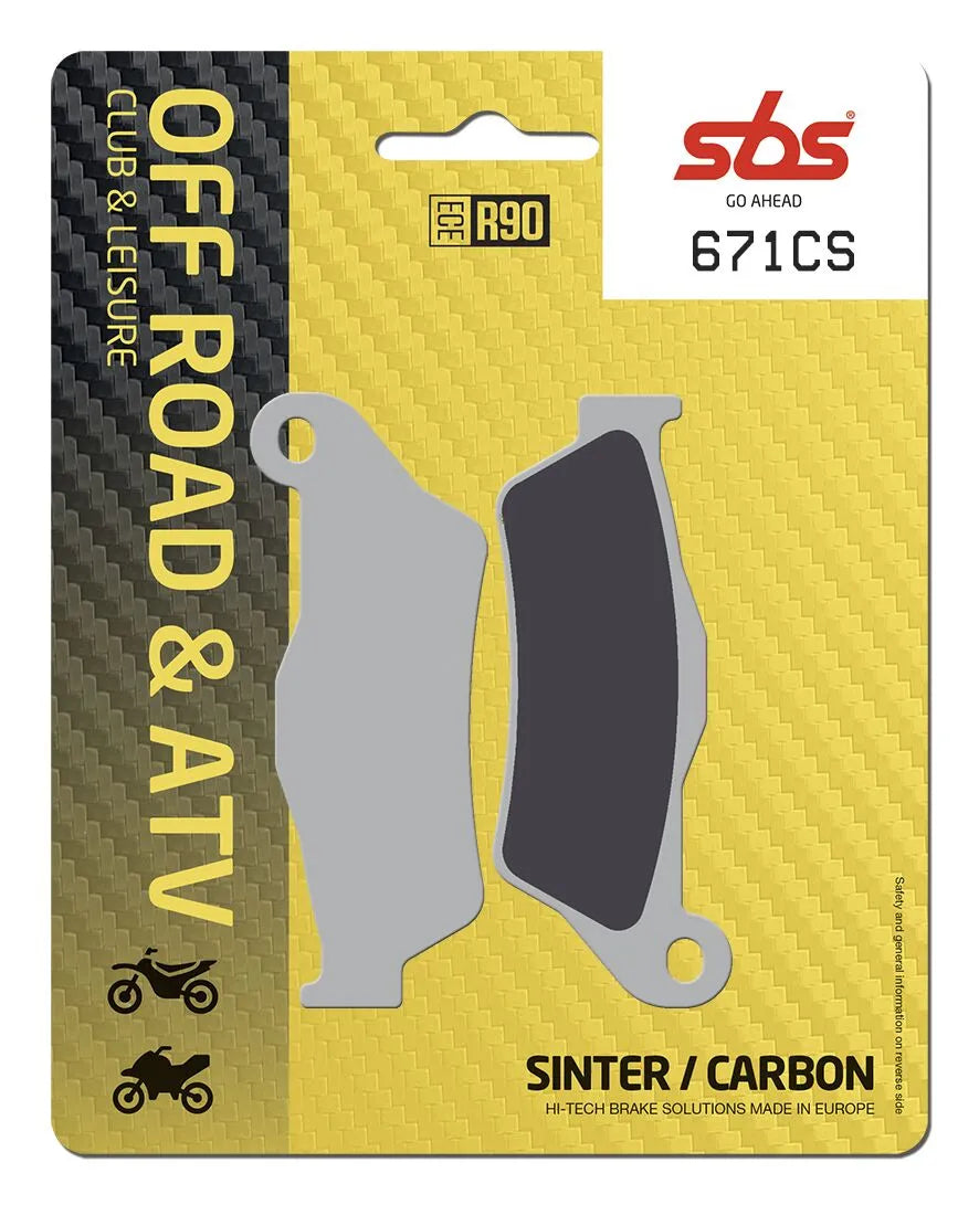 Sbs Cs Carbon Brake Pad Set - Front & Rear
