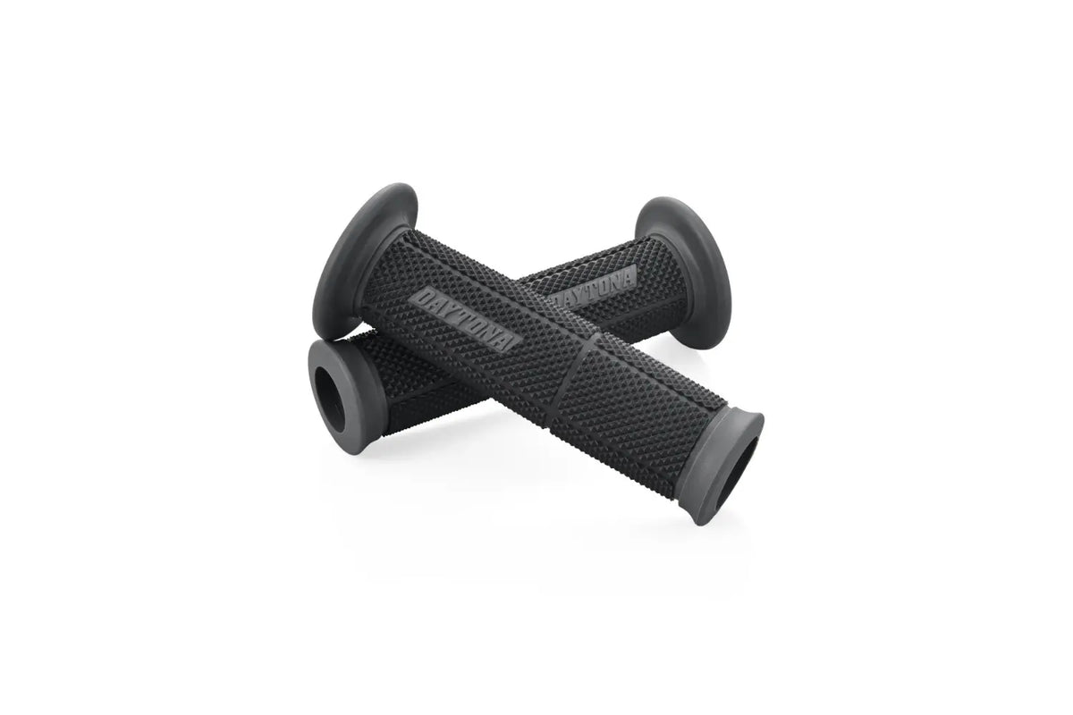 Daytona GGD-Base2 Grips Black/Gray 7/8" Open End 123mm