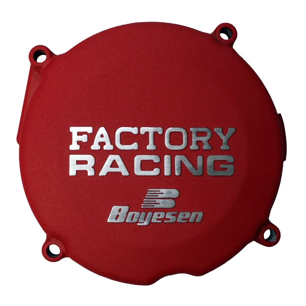 Boyesen Factory Ignition Cover - Red Anodized Aluminum