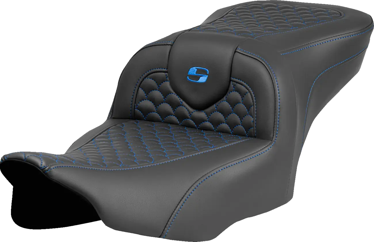 Saddlemen Roadsofa Dragon Scale Seat - For Harley Davidson