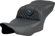 Saddlemen Roadsofa Dragon Scale Seat - For Harley Davidson