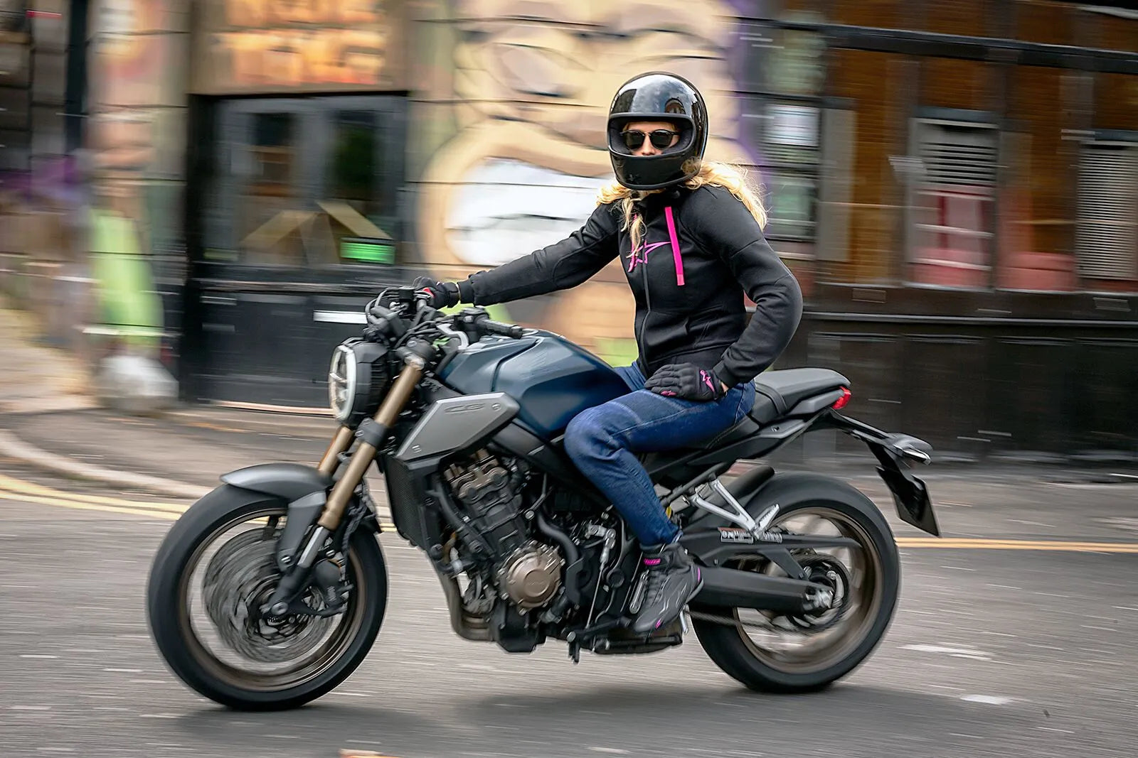 Alpinestars Stella S-max Drystar Women's Motorcycle Gloves - Black/Fuchsia