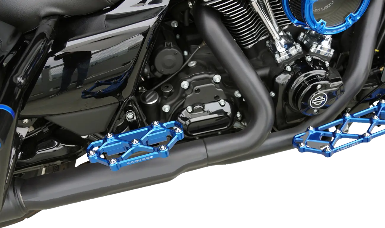 Arlen Ness Diamond Floorboards - Blue