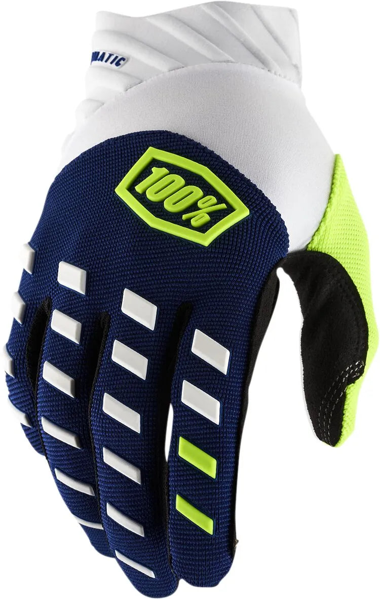 100% Airmatic Gloves For Motocross - Navy/White
