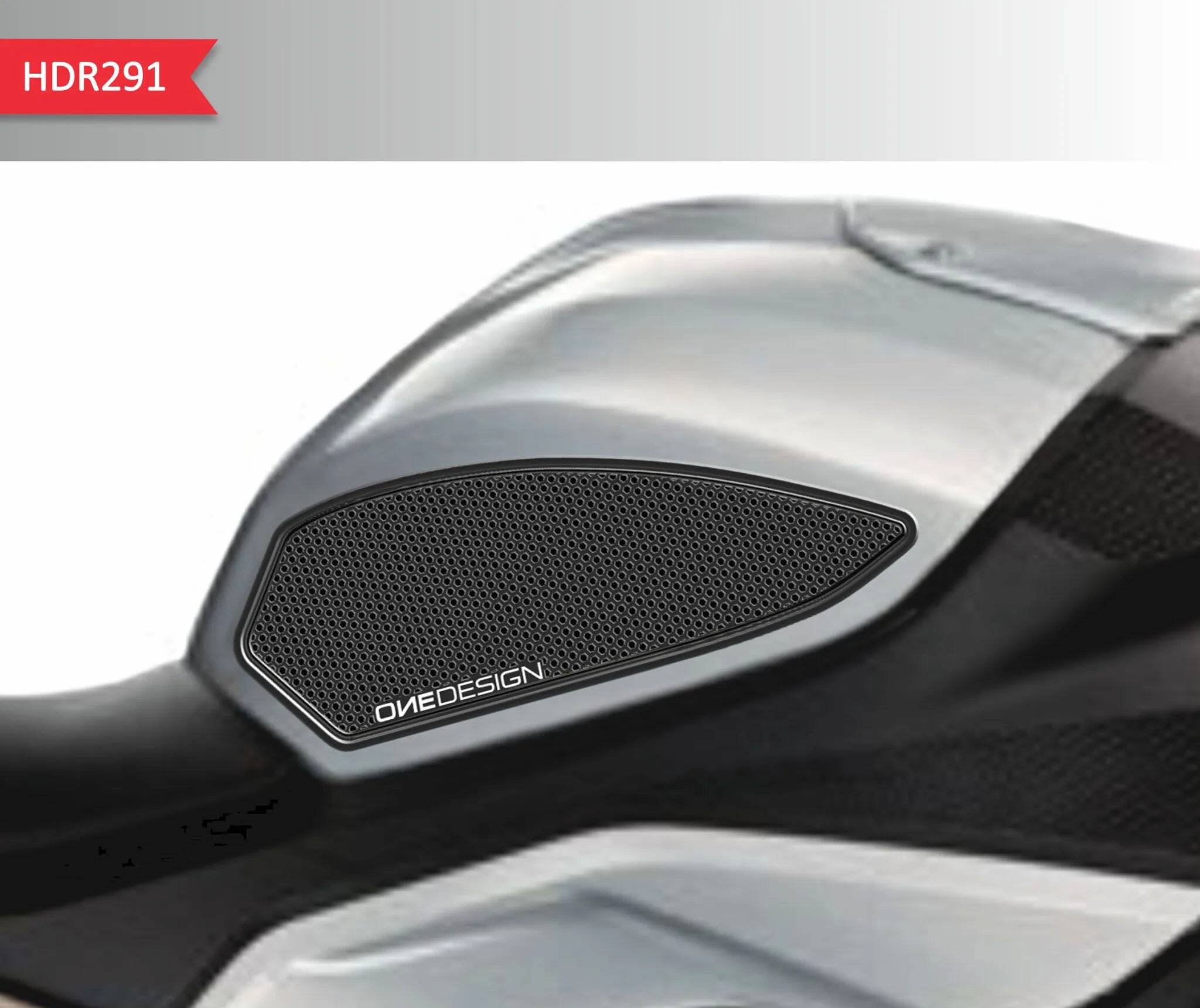 Onedesign Tank Grip For Bmw - Black Resin Tank Pad Kit