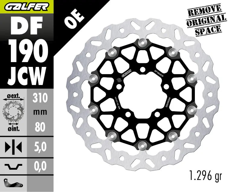 Galfer Floatech Wave Floating Brake Rotor