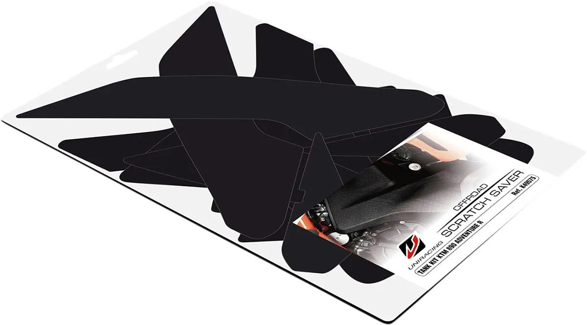Uniracing Scratch Saver For Ktm - Black Vinyl Tank Protection