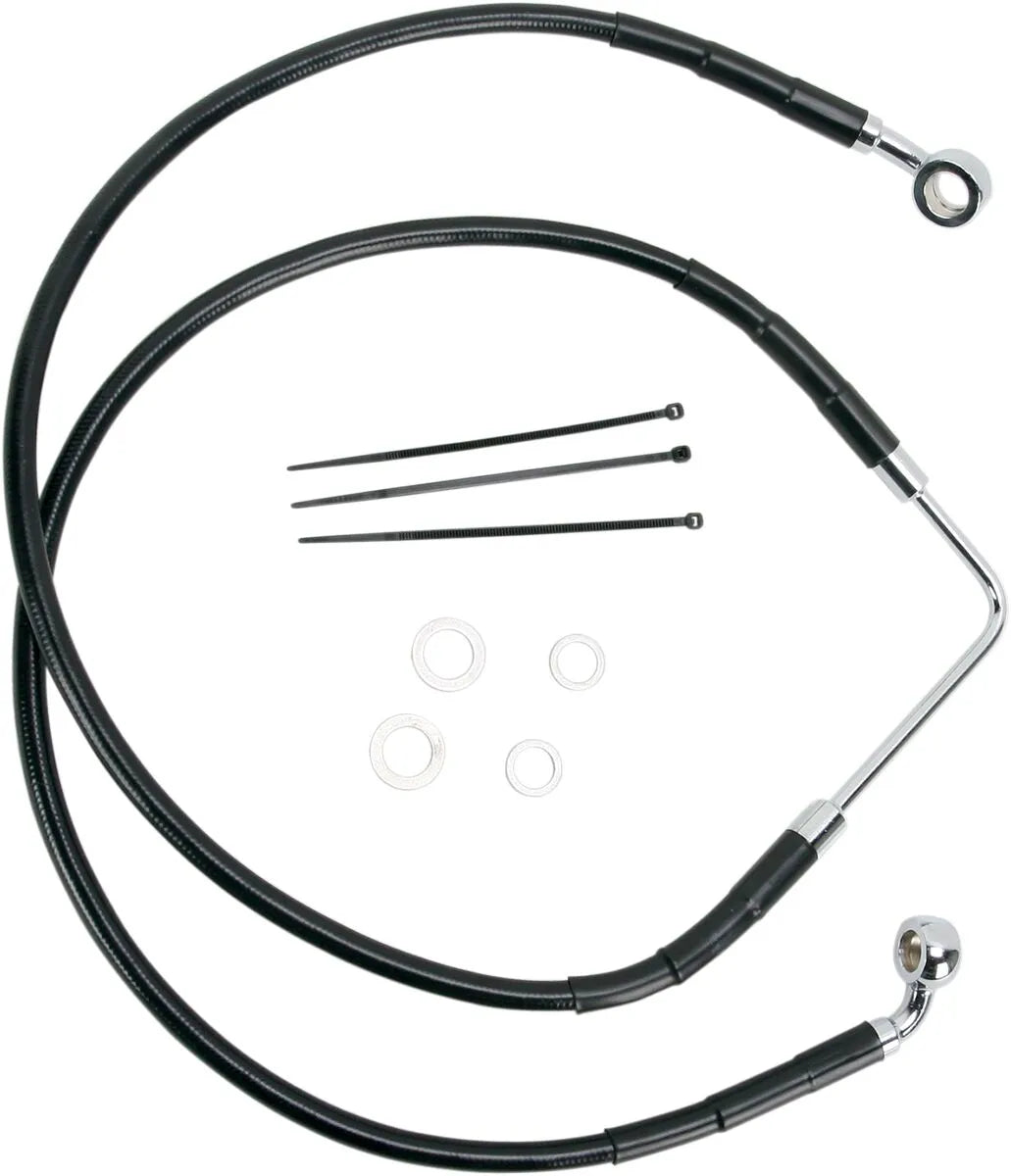 Drag Specialties Rustfri Stål Bremse Slange Kit 49"