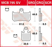 Trw Scr Serie Sintrede Race Bremseklodser - Professionel Brug - Foran