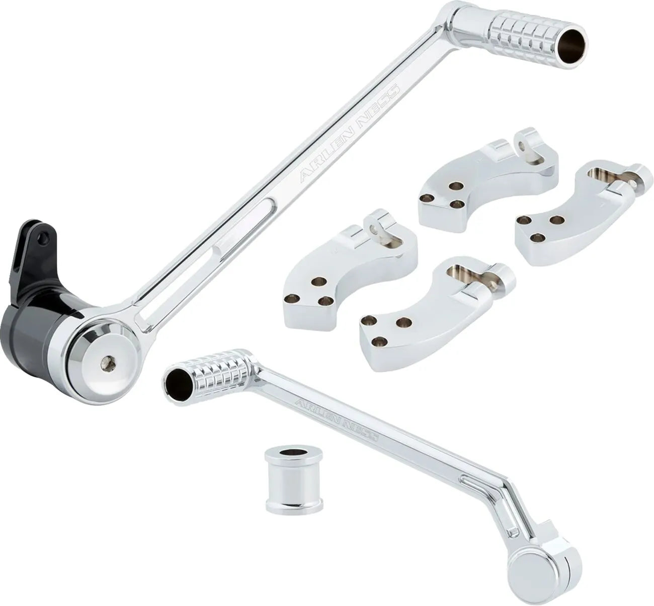 Arlen Ness Extended Foot Control Kit Chrome
