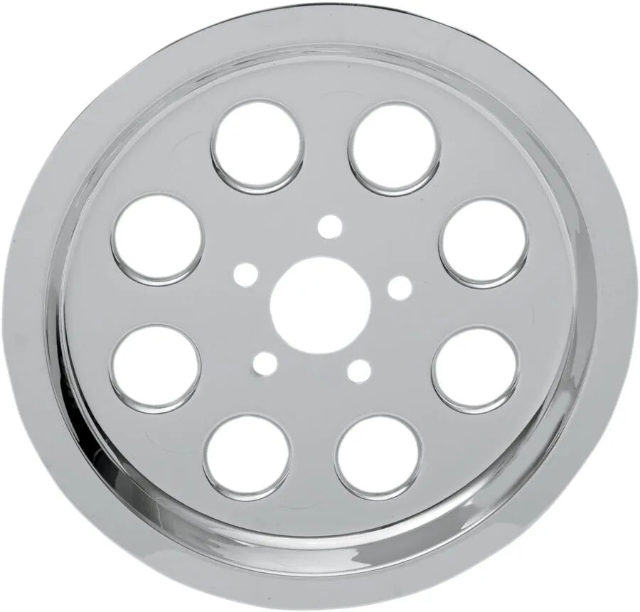 Drag Specialties Chrome Rear Pulley Insert