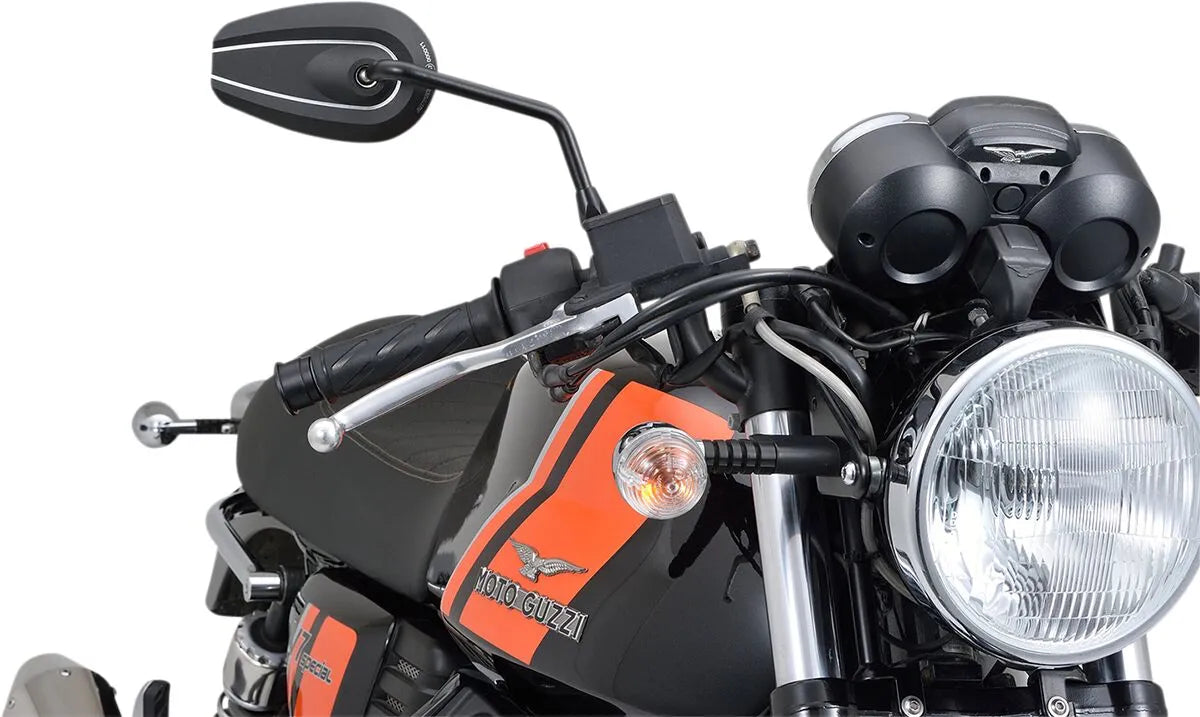 Daytona Aluminum Black Motorcycle Mirror