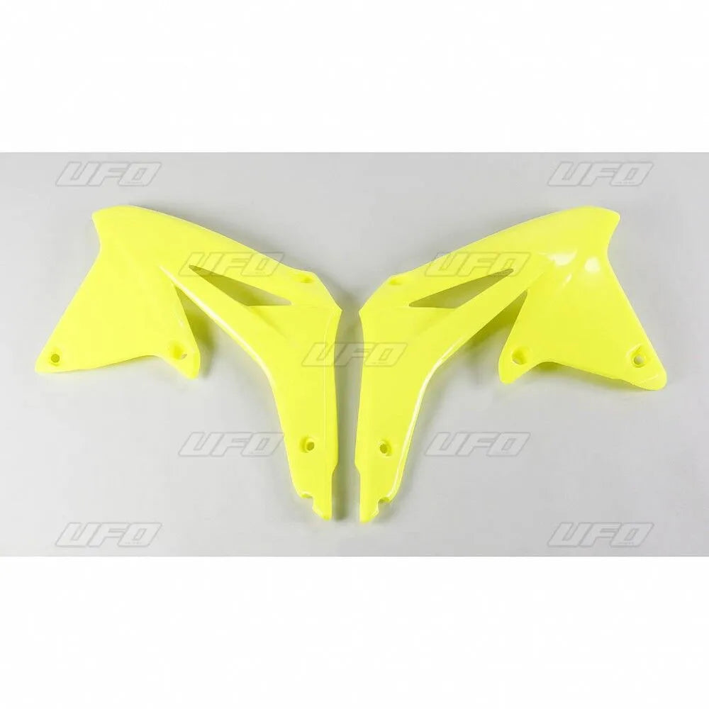 Ufo Radiator Covers For Suzuki - Fluorescent Yellow