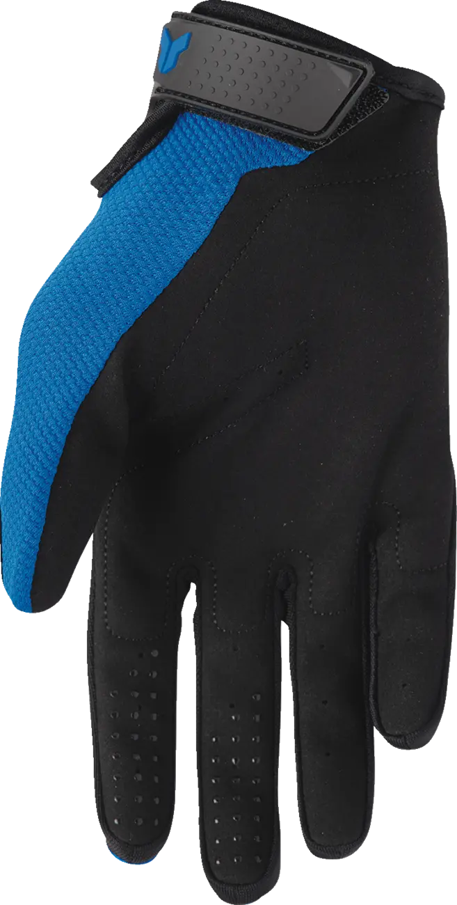 Thor Youth Ridemode Static Mx Gloves - Black/Blue