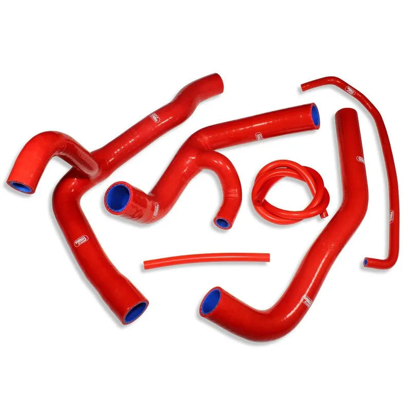 Samco Sport Radiator Hose Kit - Red Silicone