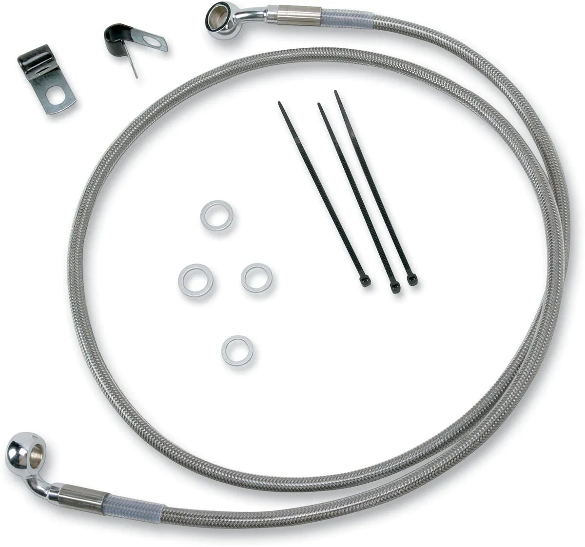 Drag Specialties Udvidet Bremse Slange Kit Til Abs Modeller