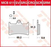Trw Sv Series Sintered Brake Pads For Front Brake - Front
