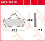 Trw Si Series Sintered Off-road Brake Pads - Front & Rear