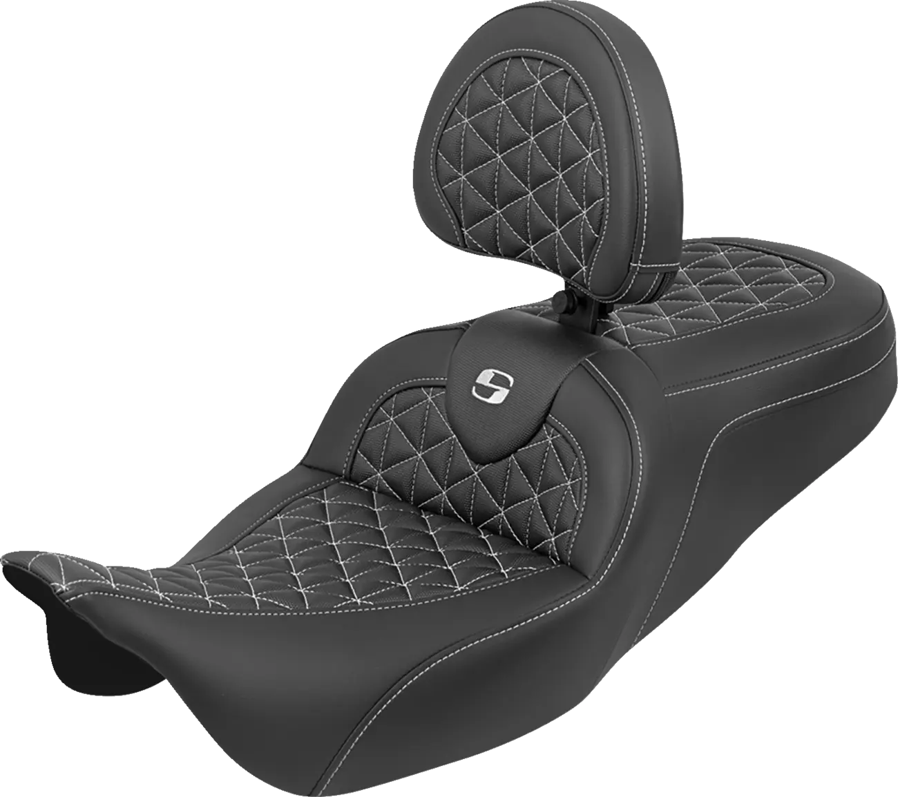 Saddlemen RoadSofa Tri Gripper Motorcycle Seat