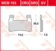 Trw Sv Series Sintrede Bremseklodser - Foran