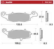 Moto-Master RoadPro Sinter Sport Front Brake Pads