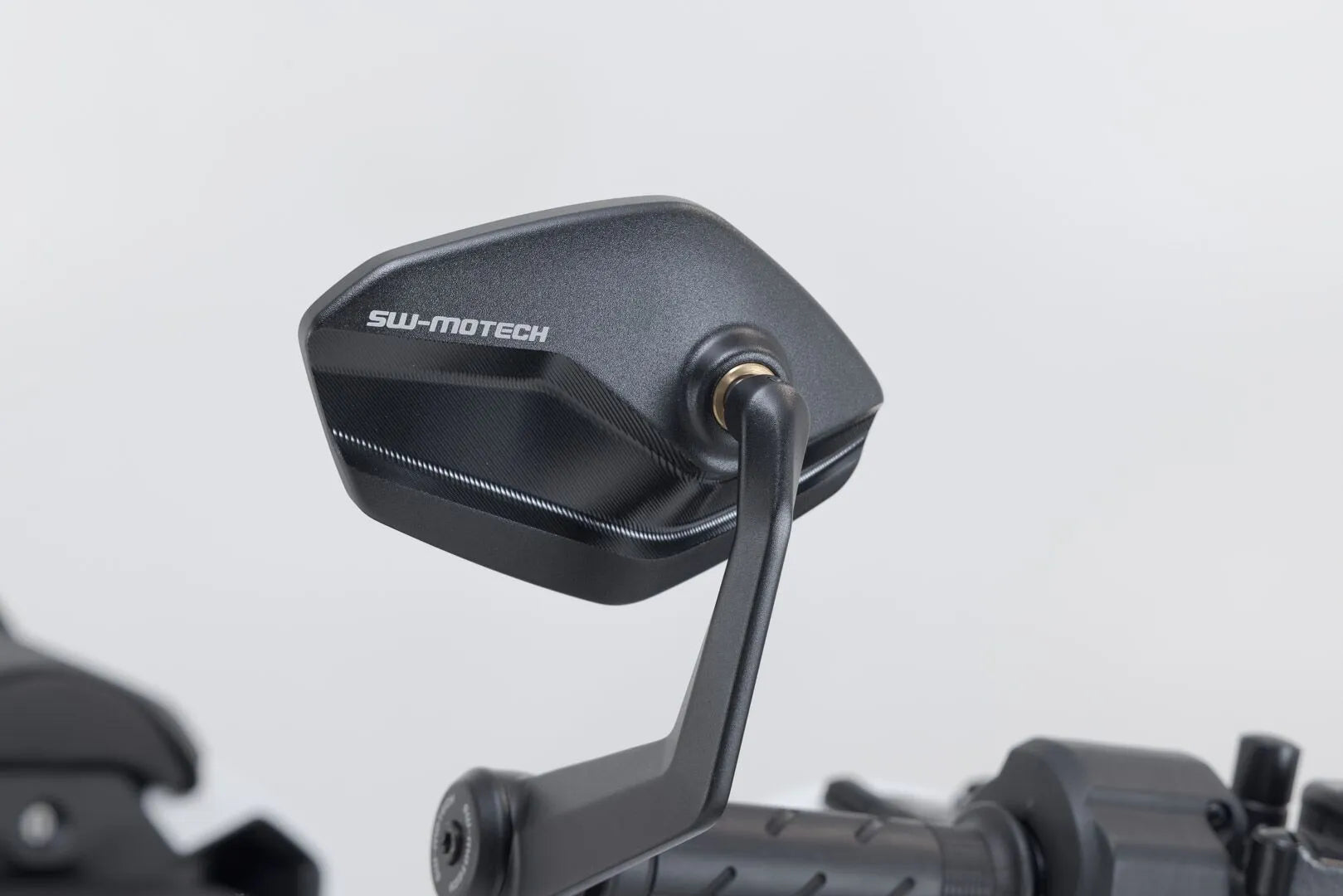 Sw-motech Bar End Mirrors - Black Aluminum