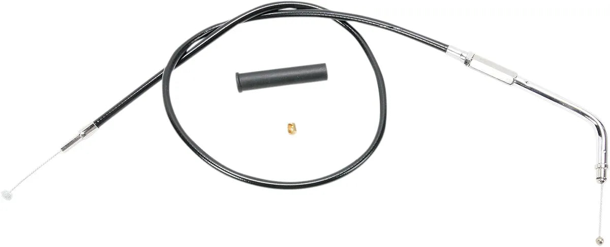 DRAG SPECIALTIES Black Vinyl Throttle Cable 32-1/2" Housing
