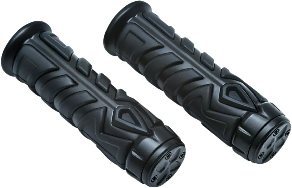 Kuryakyn Spear Grips - Black, 7/8 Inch