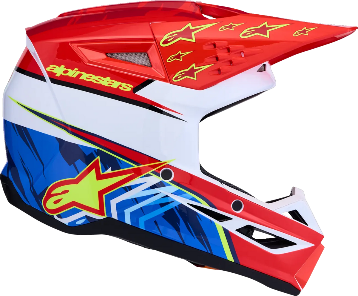 Alpinestars Youth SM3 Falcon Helmet Red White Blue