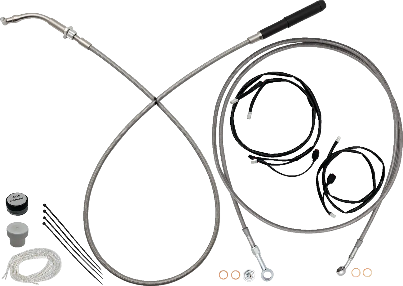 Fat Baggers Inc. EZ Install Cable Kit for 13"-14" Ape Hangers