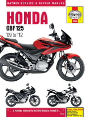 Haynes CBF125 Service Manual for Honda CBF125 2009-2017