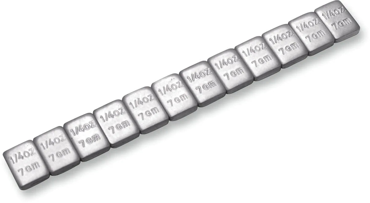 Motion Pro Adhesive Stick-On Wheel Weights Silver 1/4 oz