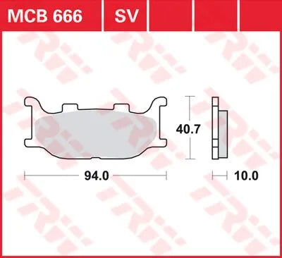 Trw All Round Sintered Metal Brake Pads - Front