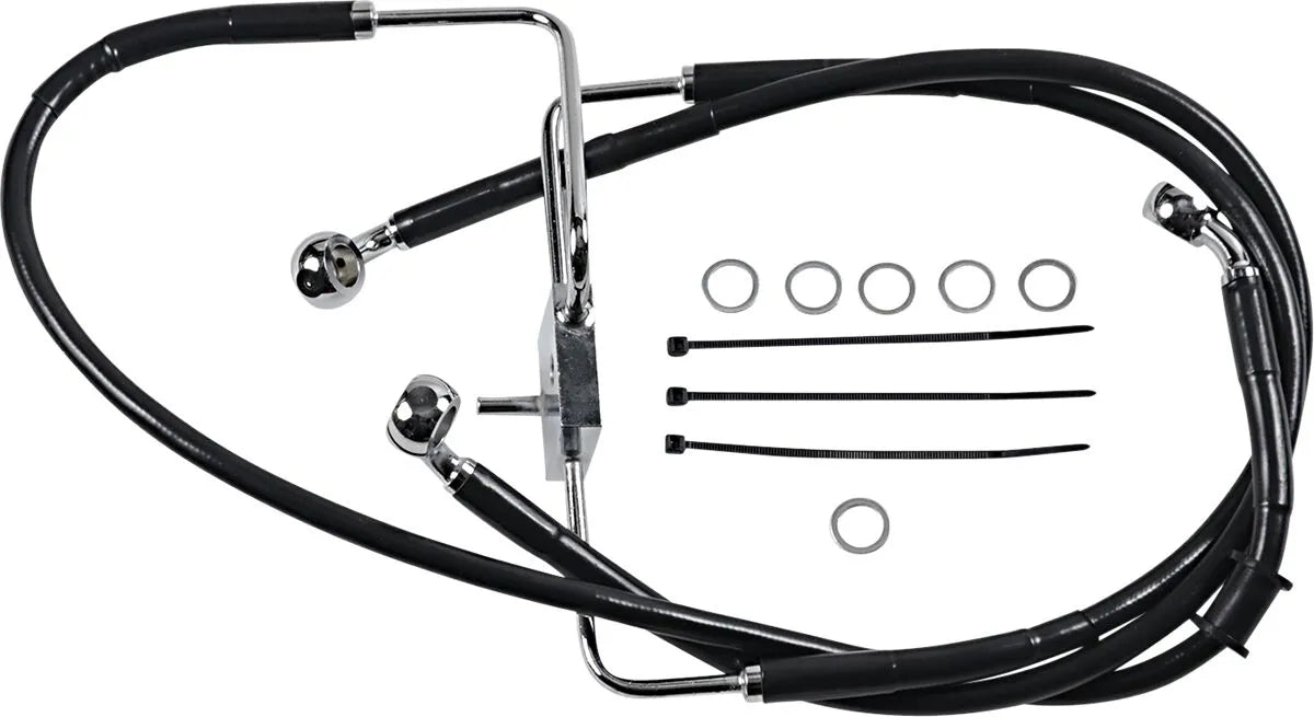 Drag Specialties Forlænget Bremse Slange 37" Foran