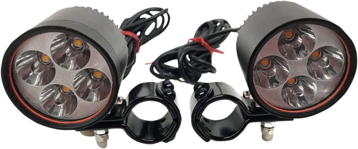 Rivco 2" Led Driving Light Kit 1-1/4" Clamps