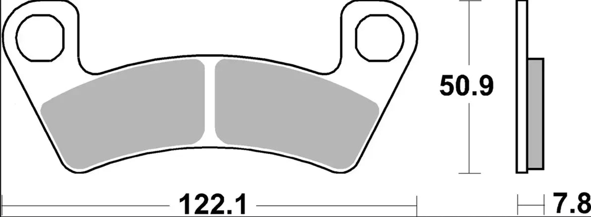 Brembo Sd Offroad Prime Line Sintered Brake Pad Set