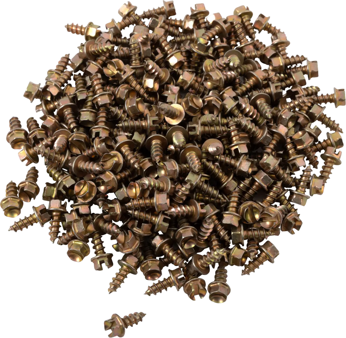 Gold Screws Ice Screws Gold 1/2" 250 Pack
