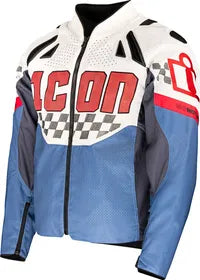 Icon Contra3™ Hero Jacket - Black/Blue/Red/White