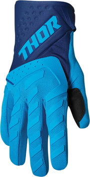 Thor Youth Spectrum Gloves - Blue/Navy
