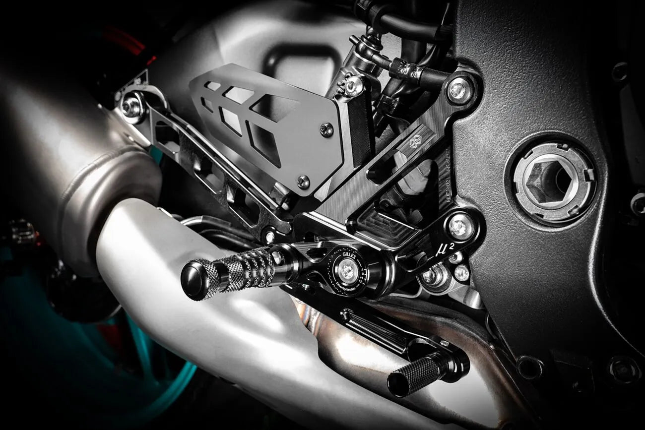 Gilles Tooling Mue2 Rearset - Black Anodized