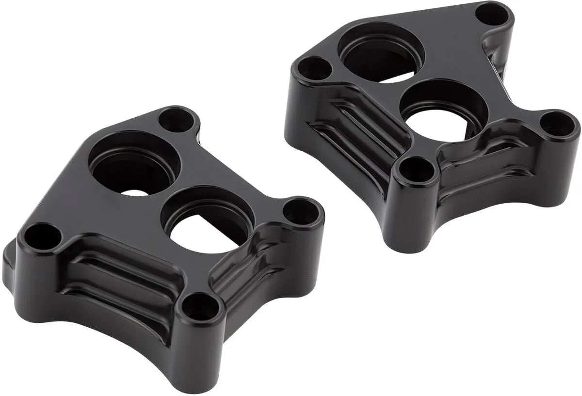 Arlen Ness 10 Gauge Lifter Block Covers - Black