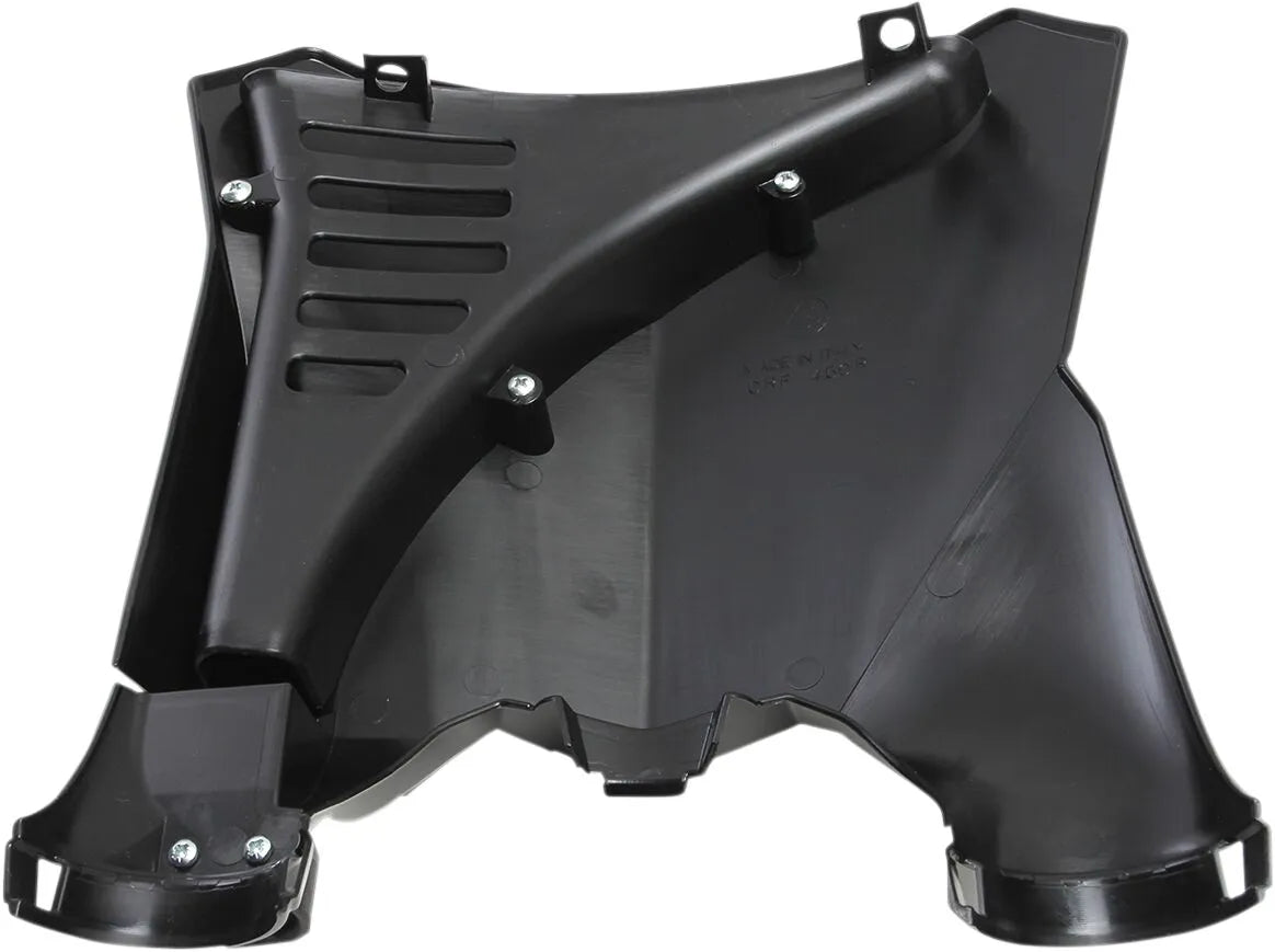 Ufo Stadium Number Plate With Fork Guards - Black