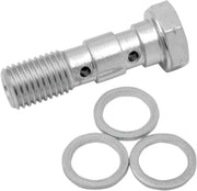 Drag Specialties Universal Chrome Stål Banjo Bolt
