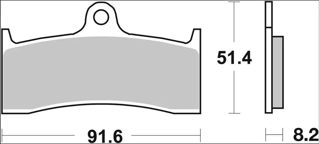 Brembo SA Sintered Front Brake Pads