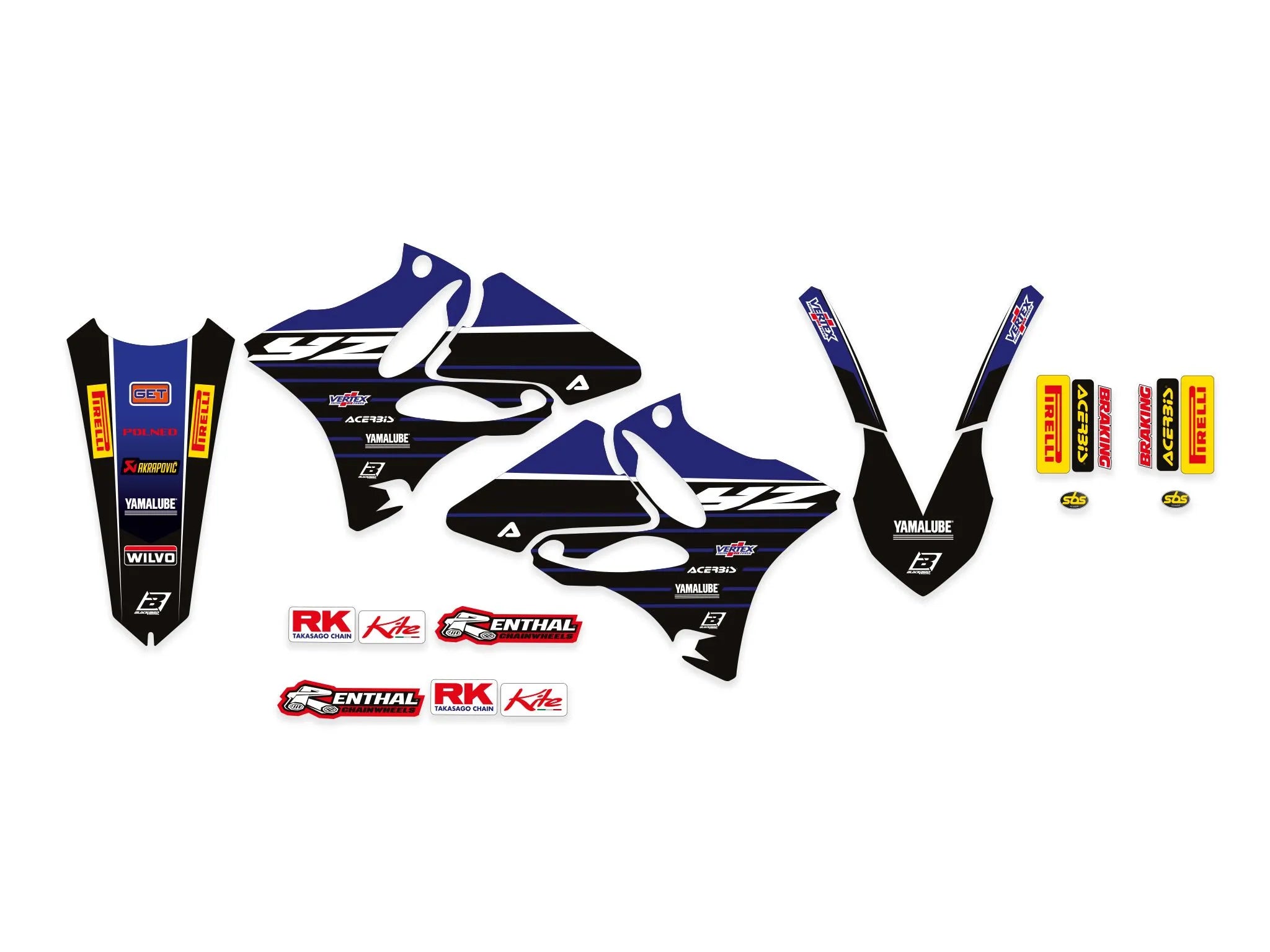 Blackbird Racing Graphics Kit With Seat Cover