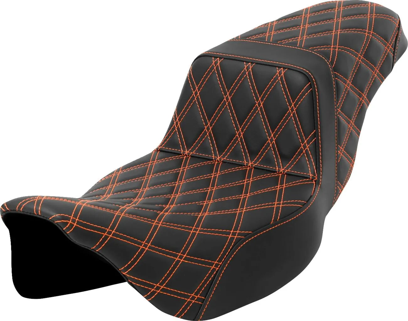 Saddlemen Lattice Stitch Step-up Seat - For Harley Davidson